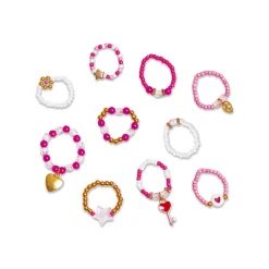 Janod 10 adorabili anelli di perle da creare