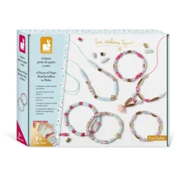 Janod 6 Gioelli Con Perle Di Carta Fai-Da-Te