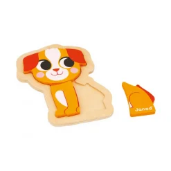 Janod 4 Puzzles Evolutivi - Animali Domestici