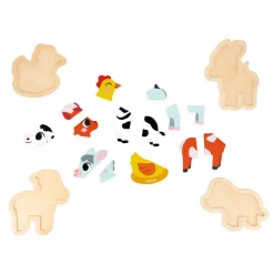 Janod 4 Puzzles Evolutivi - Fattoria
