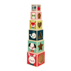Janod Baby Forest Piramide 6 Cubi (legno)