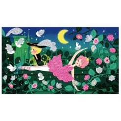 Janod Ballerine Glitter fluo