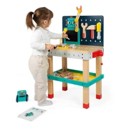 Janod Banco da lavoro robot grande Brico'Kids