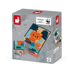 Janod Blocchi di legno Animali - In collaborazione con il WWF®