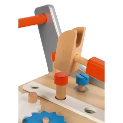 Janod Brico'Kids Carrello Porta Attrezzi Magnetico (legno)