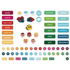 Janod Calendario magnetico - francese