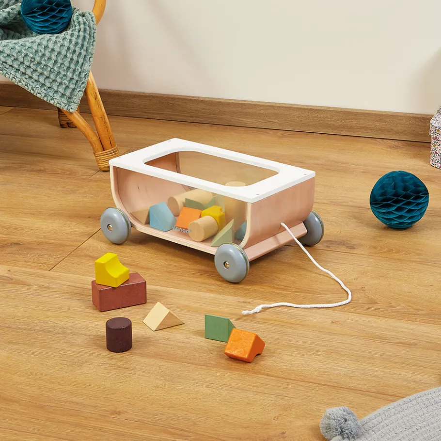 Janod Carrellino Con Cubi Sweet Cocoon