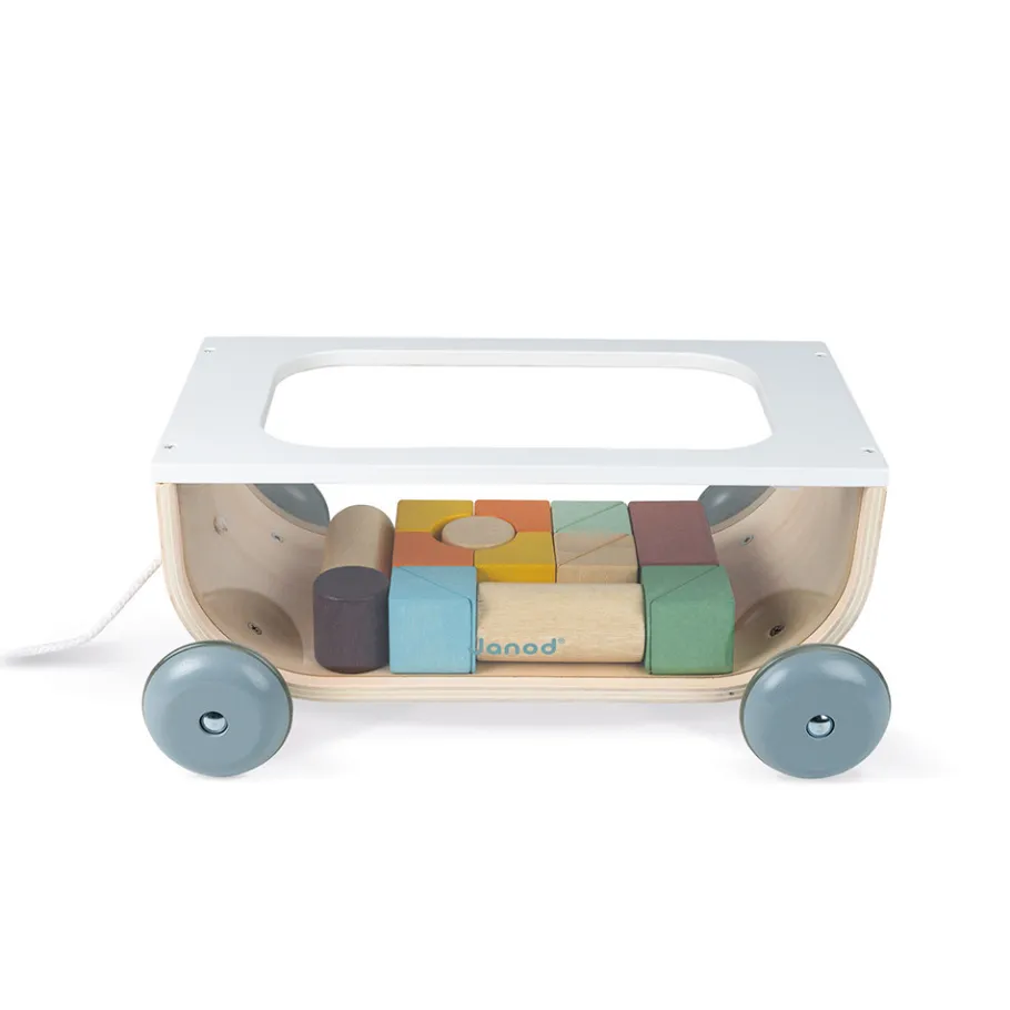 Janod Carrellino Con Cubi Sweet Cocoon