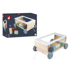 Janod Carrellino Con Cubi Sweet Cocoon
