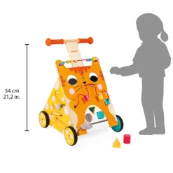 Janod Carrello multiattività Gatto (legno)