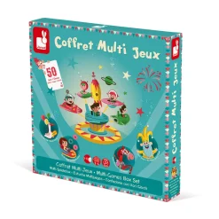Janod Confezione con Vari Giochi (francese, inglese e tedesco)