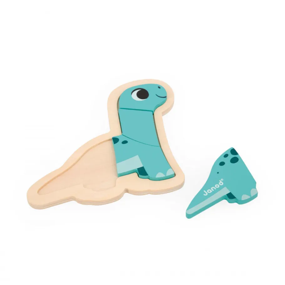 Janod Dino - 4 Puzzle Evolutivi Dino