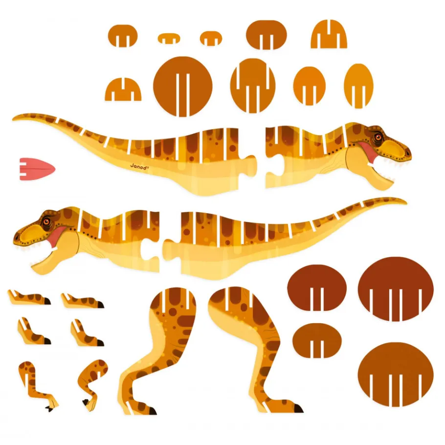Janod Dino - Puzzle Tridimensionale: T-Rex