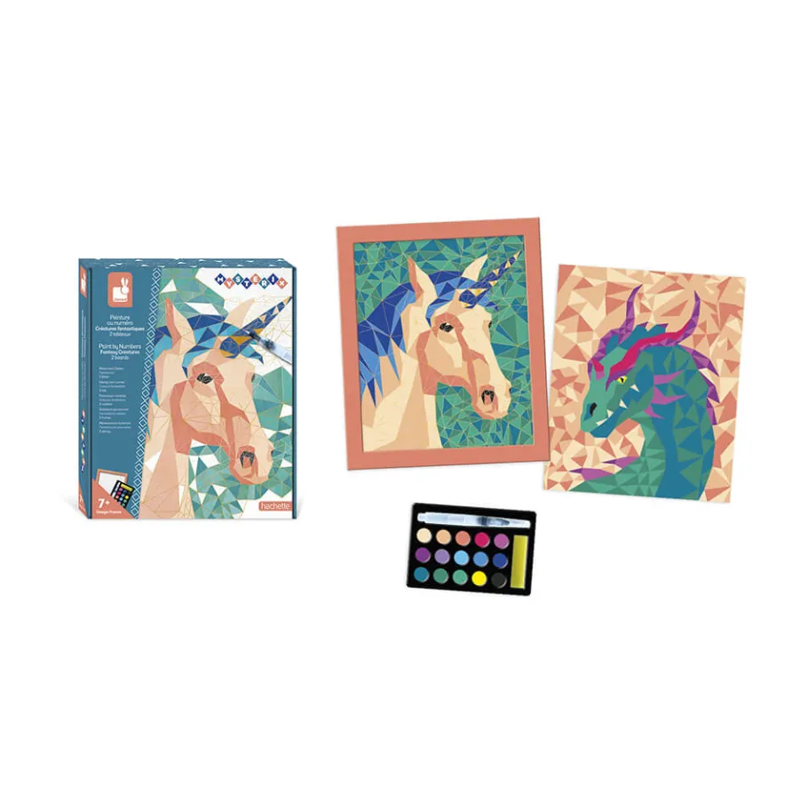 Janod Dipingi Con I Numeri Creature Fantastiche