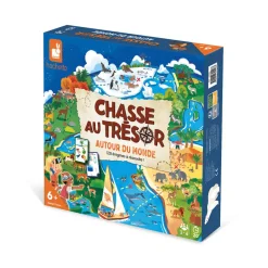 Janod Gioco Caccia al tesoro Intorno al mondo - Solo in francese