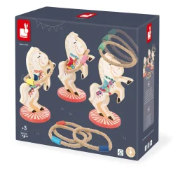 Janod Gioco del lancio dell'anello dei cavalli Applepop
