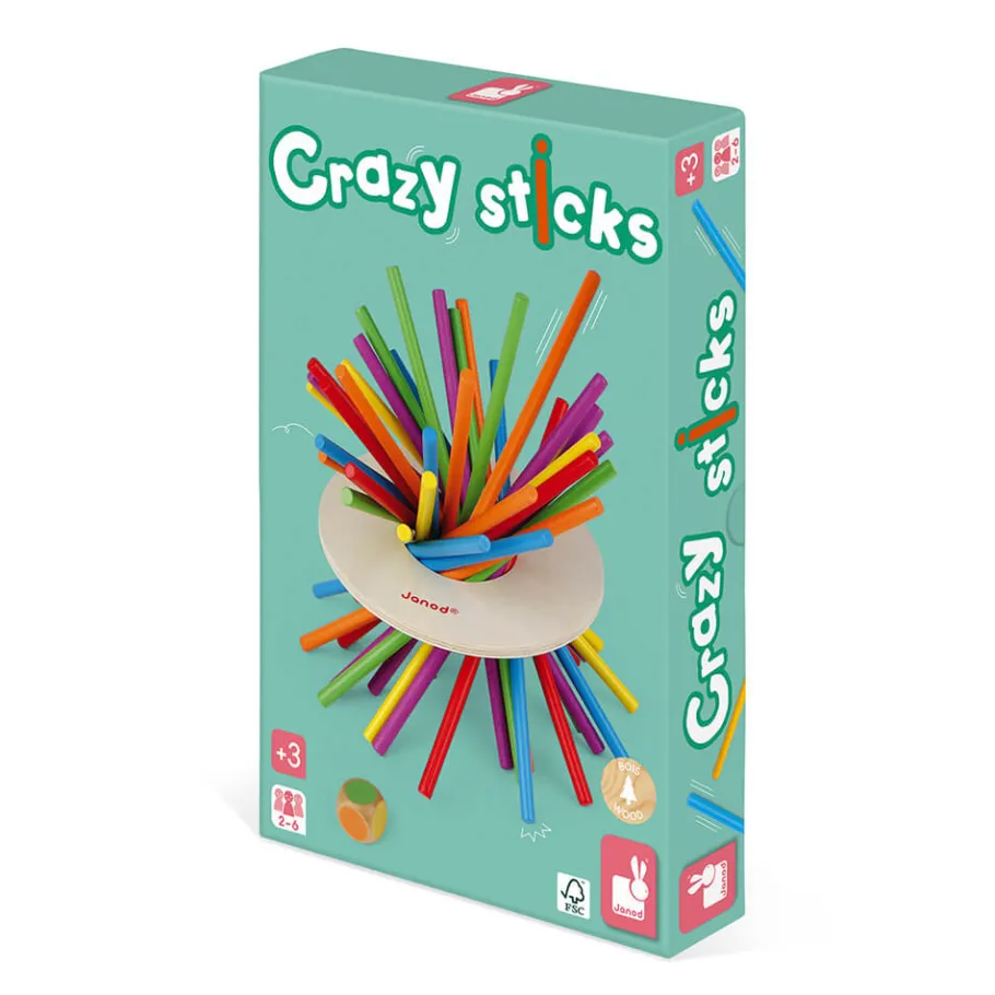 Janod Gioco di Abilità Crazy Sticks (legno)