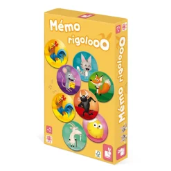 Janod Gioco di Memoria Memo Rigolooo