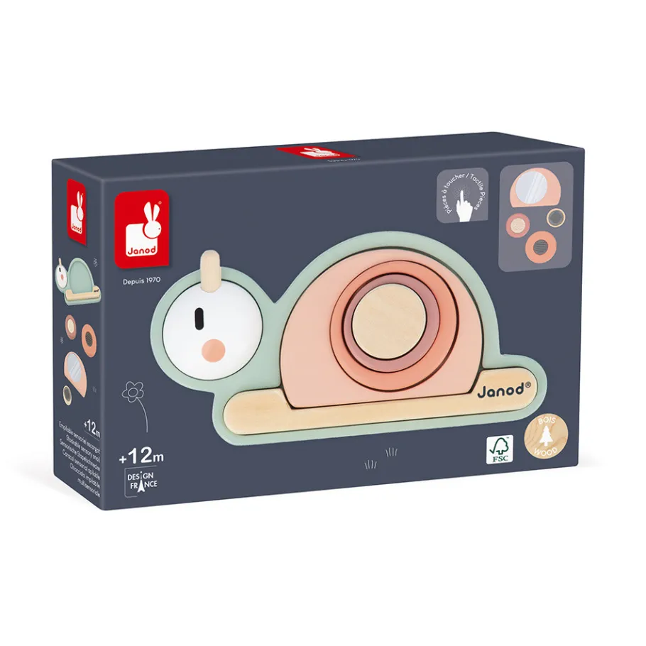 Janod Lumaca sensoriale impilabile Sweet Cocoon