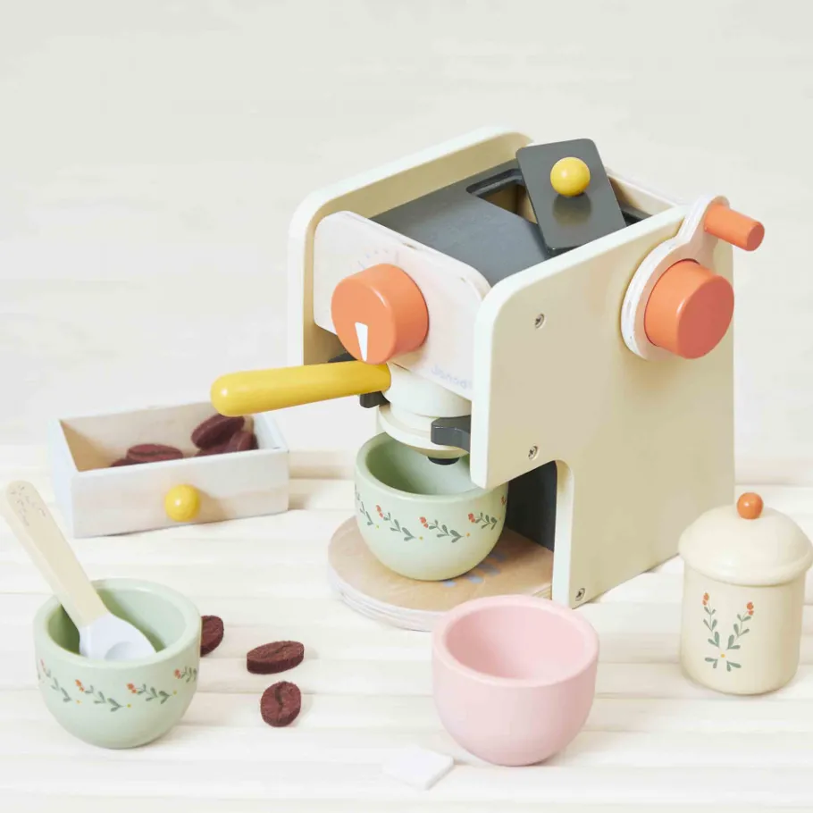 Janod Macchina da caffè e accessori Nonna Sole