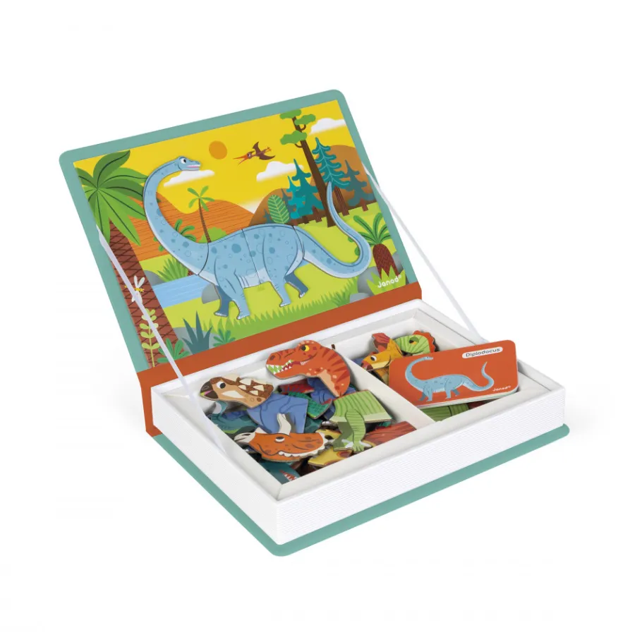 Janod Magnéti'Book Dinosauri, 40 magneti