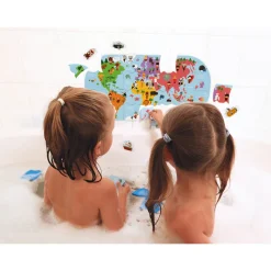 Janod Mappa Del Mondo da Bagno
