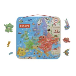 Janod Mappa Magnetica Dell'europa Versione Tedesca