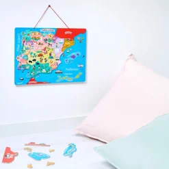 Janod Mappa Penisola Iberica Magnetica 50 pezzi (legno)
