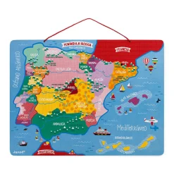 Janod Mappa Penisola Iberica Magnetica 50 pezzi (legno)
