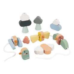 Janod Perline da infilare con uccellini Sweet Cocoon