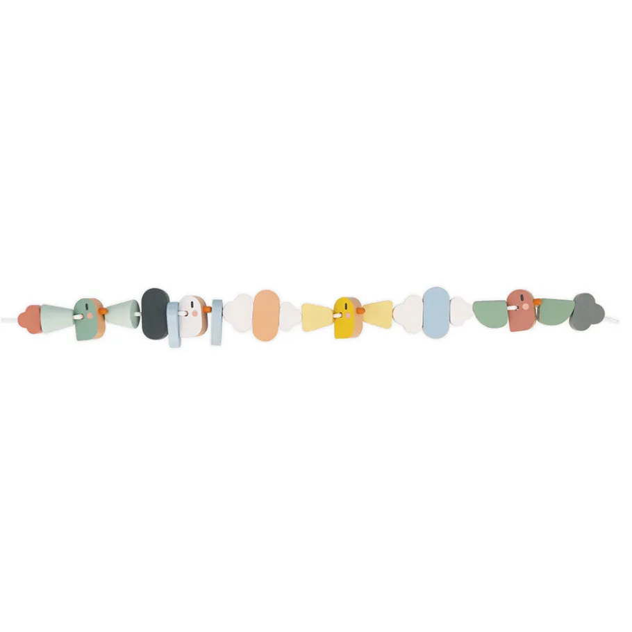 Janod Perline da infilare con uccellini Sweet Cocoon