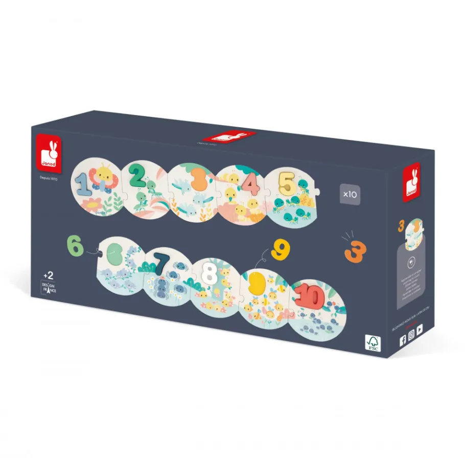 Janod Pure - Puzzle I Miei Primi Numeri