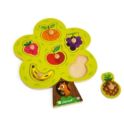 Janod Puzzle Albero Goloso 6 pezzi (legno)