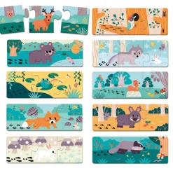 Janod Puzzle Animali Le Orme