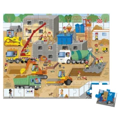 Janod Puzzle Cantiere - 36 pezzi
