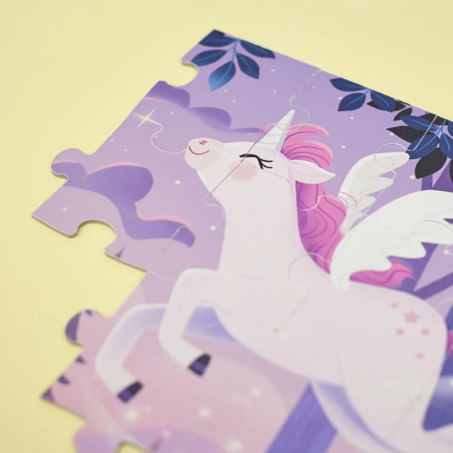 Janod Puzzle di 54 pezzi di unicorno