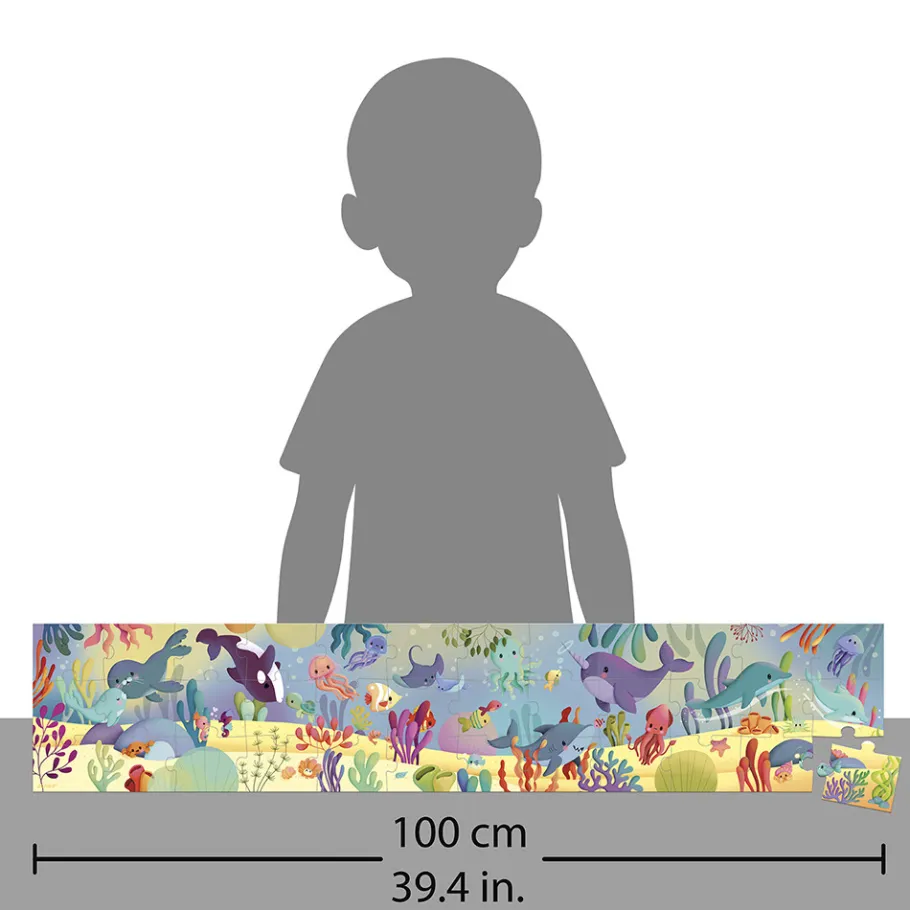 Janod Puzzle di animali marini 36 pezzi