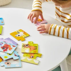 Janod Puzzle di genitori e cuccioli di animali