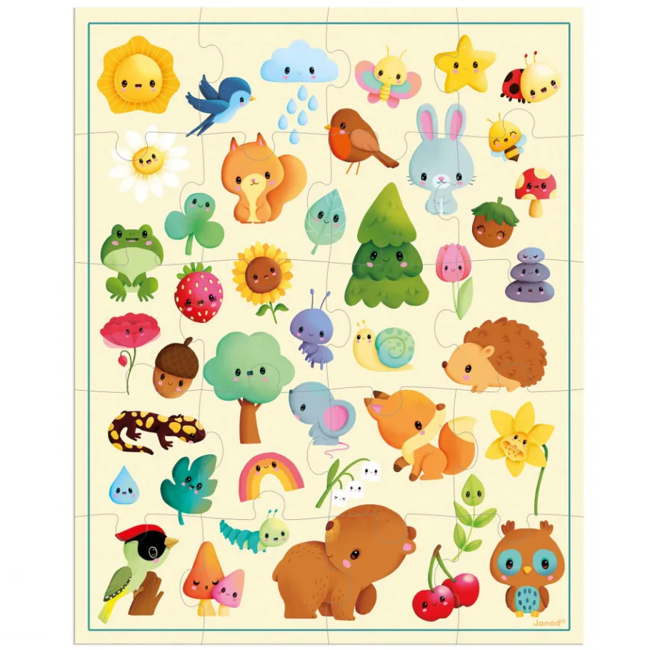 Janod Puzzle Di Immagini Della Natura
