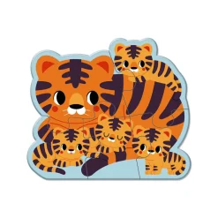 Janod Puzzle evolutivi Animali 2-3-4-5-6 pezzi - In collaborazione con il WWF®