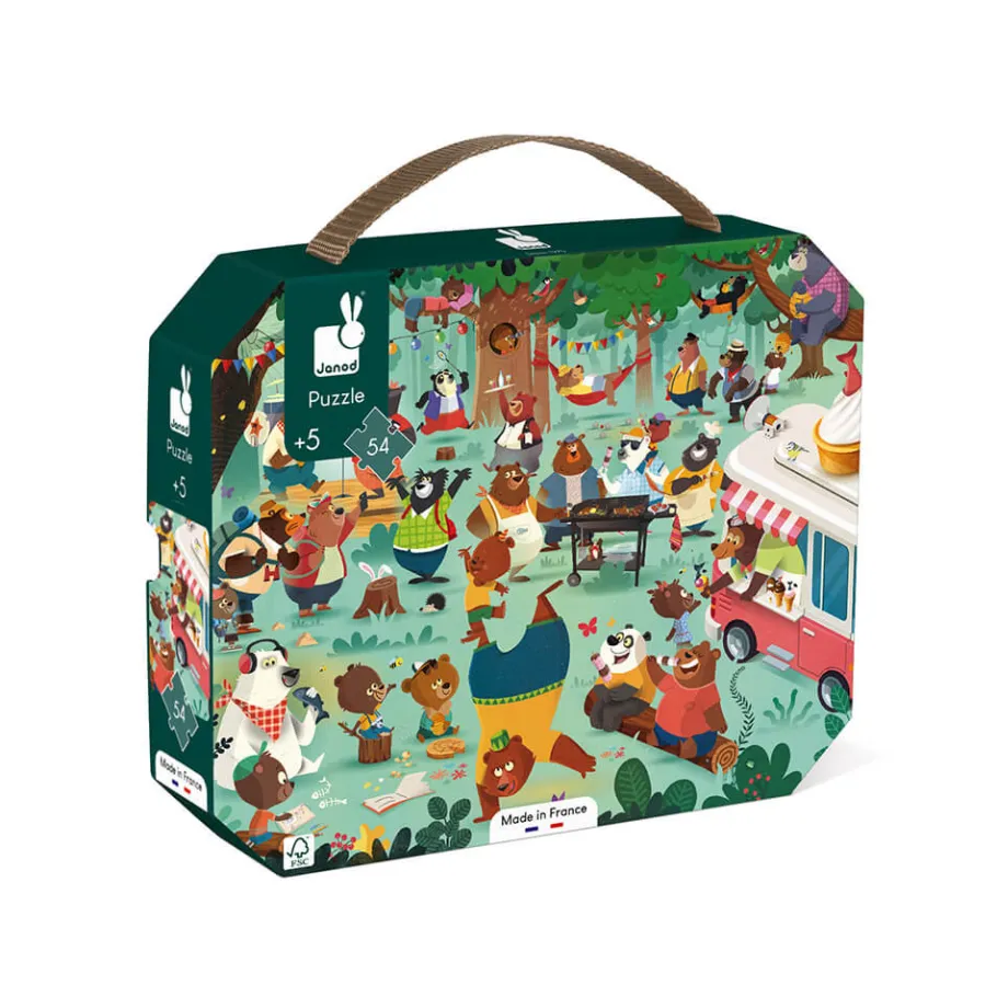 Janod Puzzle Famiglia Orsi - 54 PZ