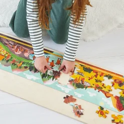 Janod Puzzle Fregio della Preistoria 100 pezzi