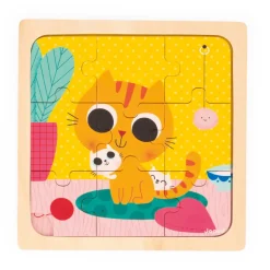 Janod Puzzle Gatto Peanut
