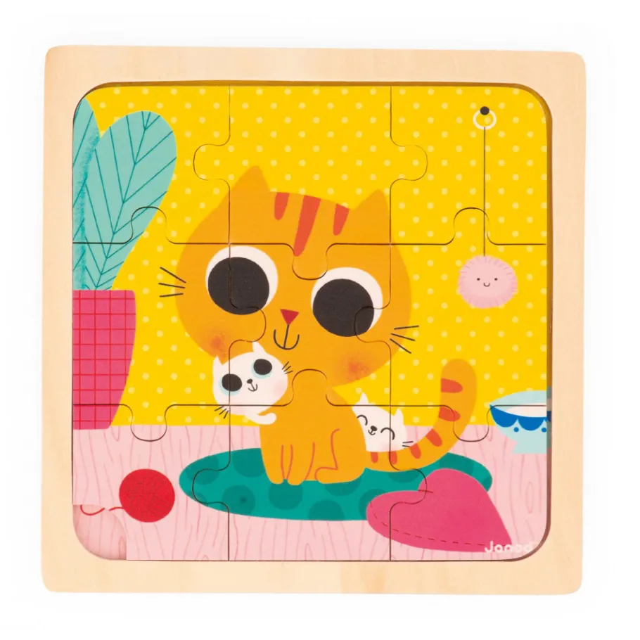 Janod Puzzle Gatto Peanut