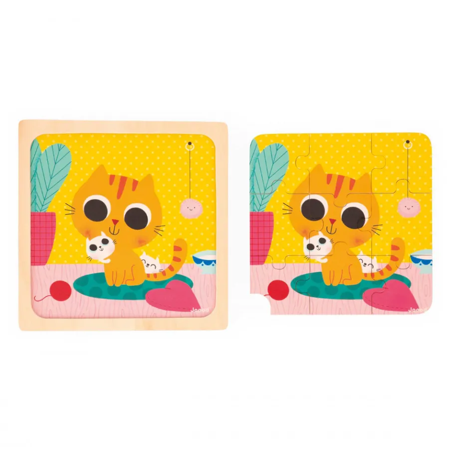 Janod Puzzle Gatto Peanut