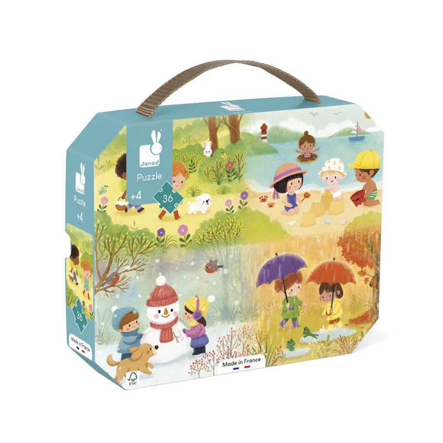 Janod Puzzle Le Stagioni - 36 pezzi