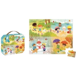 Janod Puzzle Le Stagioni - 36 pezzi