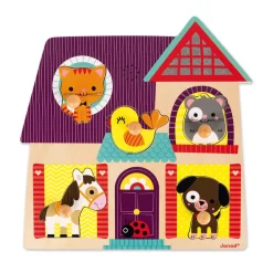 Janod Puzzle Musicale I Miei Piccoli Amici 5 pezzi (legno)