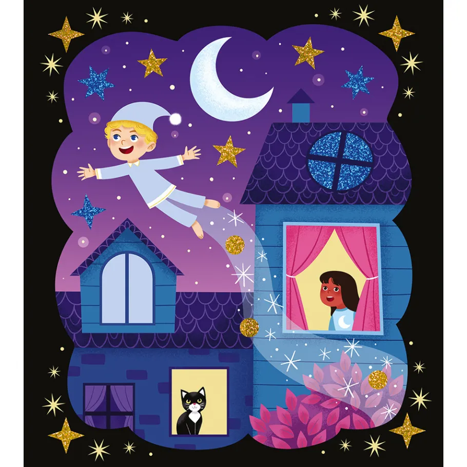 Janod Sabbia fosforescente e glitter « Notte magica »